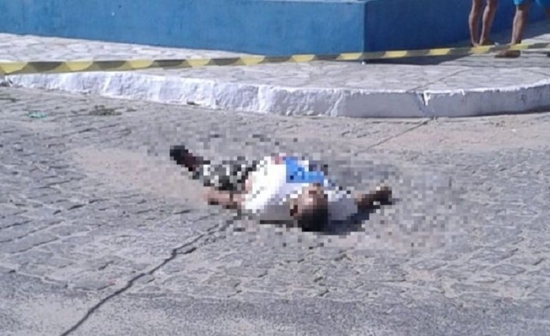 homem e assassinado no meio da rua em cidade do sertao da paraiba