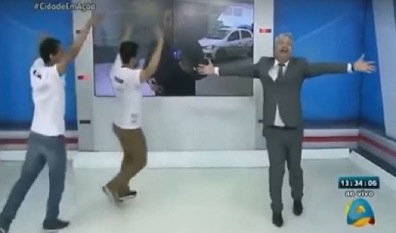 video apresentador paraibano canta e danca para festejar a morte de assaltante assista