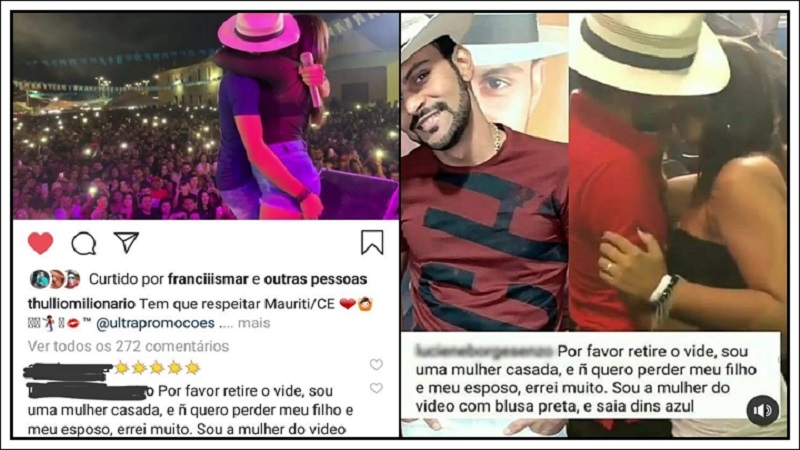 mulher casada que beijou o cantor thullio milionario diz que vai mover uma acao judicial contra o cantor video