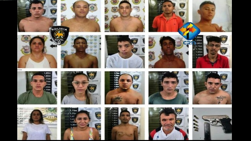 operacao policial prende 21 pessoas na cidade de caico