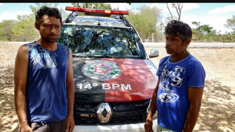 dois foragidos da justica sao capturados por policiais do 14 bpm