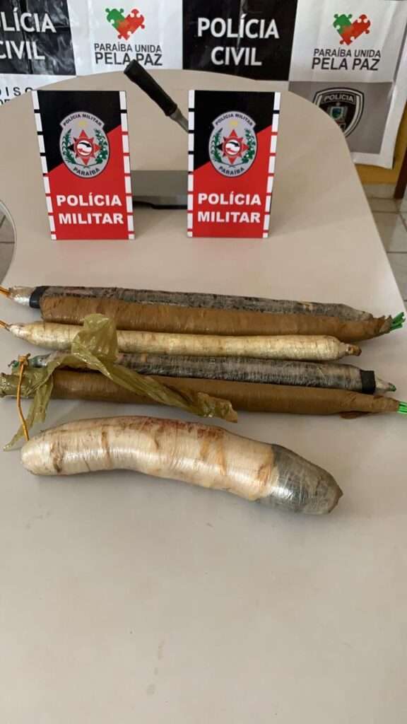 policia militar apreende veiculo e explosivos usado no ataque a bancos em jerico
