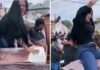 video mulher viraliza apos dancar em cima do caixao do marido no meio da rua veja