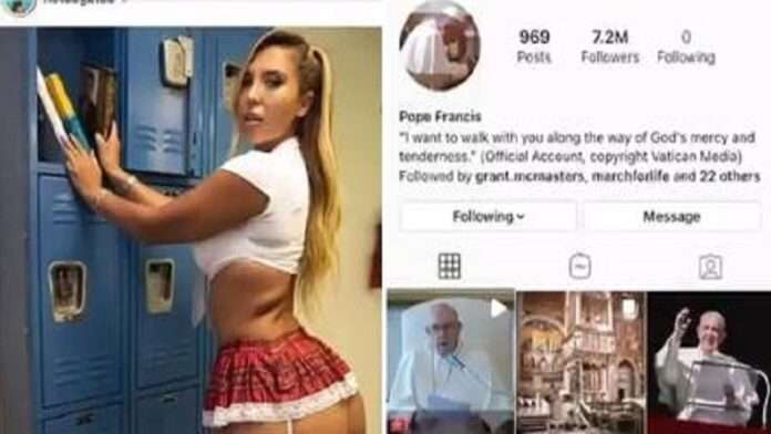 vaticano pediu ajuda ao instagram sobre curtida de conta do papa em post da modelo brasileira reveja a foto