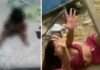 video mulher que enforcou propria filha de 1 ano com corda leva castigo da populacao revoltada cenas fortes