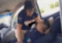 18 policiais em servico sao flagrados em relacao intima dentro de viatura assista