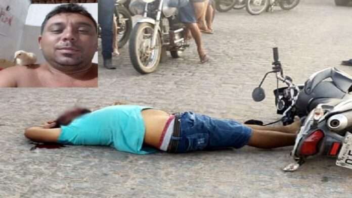 homem e morto com tiros efetuados por dupla no municipio de paulista